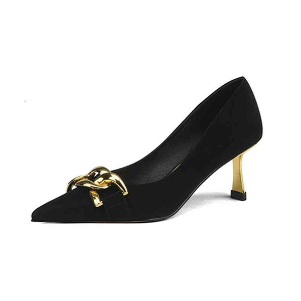 dress shoes spring and summer women's shoes pointed thin heels high leather metal fashion single wfpt, Black
dress shoes spring and summer women's shoes pointed thin heels high leather metal fashion single wfpt, Black