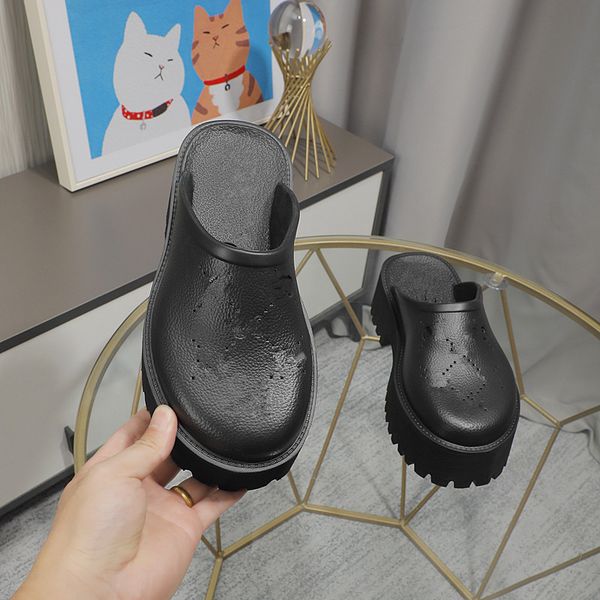 2022 new style slipper fashion sandals half drag outer wear thick sole for ladies, Black
2022 new style slipper fashion sandals half drag outer wear thick sole for ladies, Black