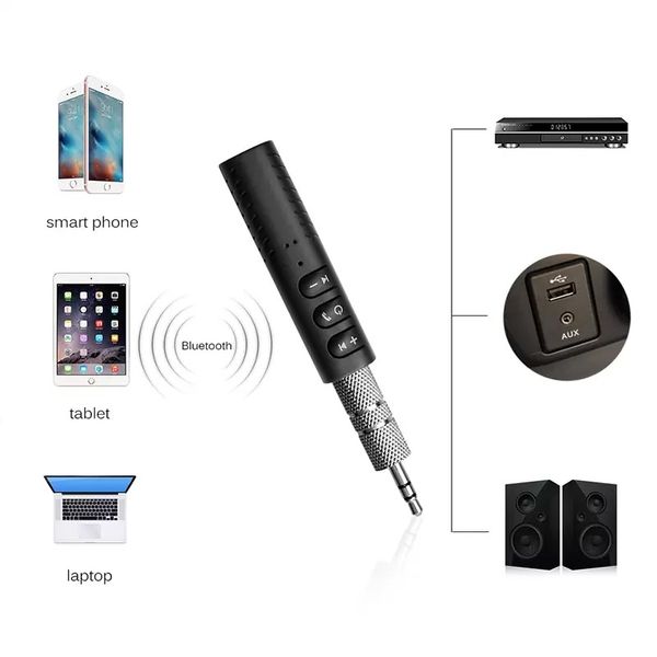 wireless bluetooth kit audio receiver handsjack aux car music sticks for home auto stereo system
wireless bluetooth kit audio receiver handsjack aux car music sticks for home auto stereo system