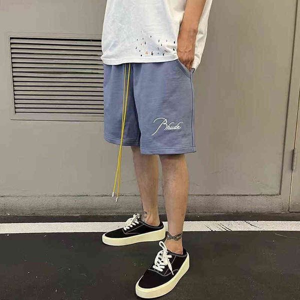 rhude letter small embroidery high street ins american fashion brand sports leisure wind drawstring loose shorts, White;black
rhude letter small embroidery high street ins american fashion brand sports leisure wind drawstring loose shorts, White;black
