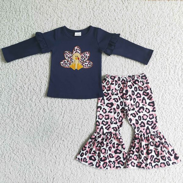 wholesale baby girl clothes set turkey long sleeve leopard bell bottom outfits boutique thanksgiving children clothing girls kids outfit, White
wholesale baby girl clothes set turkey long sleeve leopard bell bottom outfits boutique thanksgiving children clothing girls kids outfit, White