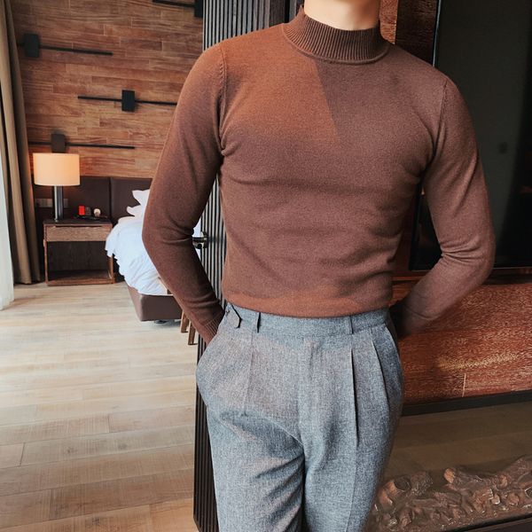 brand clothing men keep warm in winter knitting sweater male slim leisure to keep warm set head knit shirts l220812, White;black
brand clothing men keep warm in winter knitting sweater male slim leisure to keep warm set head knit shirts l220812, White;black