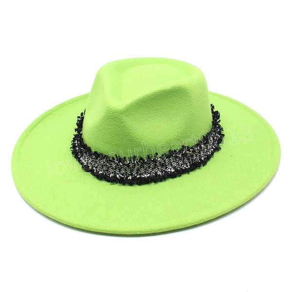 9.5cm big brim fedora hat for women autumn winter wool felt jazz hats panama church trilby hat, Blue;gray
9.5cm big brim fedora hat for women autumn winter wool felt jazz hats panama church trilby hat, Blue;gray