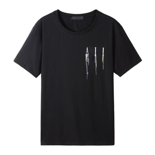 2022 designer tide t shirts chest letter laminated print short sleeve high street loose oversize casual t-shirt 100% pure cotton for men an, White;black
2022 designer tide t shirts chest letter laminated print short sleeve high street loose oversize casual t-shirt 100% pure cotton for men an, White;black