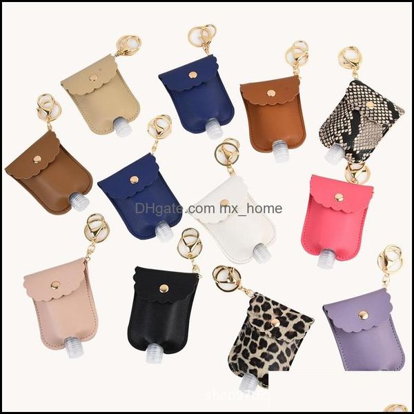 30ml leather hand sanitizer holder keychain pu leopard snake lace key ring solid color lady buckle pendants with bottle 5 5jf g2 drop delive
30ml leather hand sanitizer holder keychain pu leopard snake lace key ring solid color lady buckle pendants with bottle 5 5jf g2 drop delive