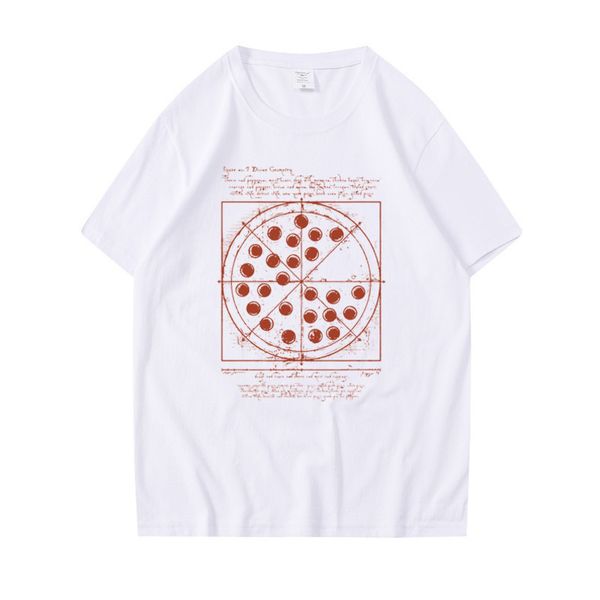 vitruvian pizza tshirts tom holland same style cotton casual tees fashion streetwear 220621, White;black
vitruvian pizza tshirts tom holland same style cotton casual tees fashion streetwear 220621, White;black