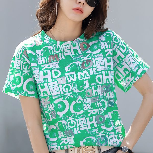 2022 summer irregular letters printed cotton t-shirt women o-neck hollow out tshirts soft female fashion classic, White
2022 summer irregular letters printed cotton t-shirt women o-neck hollow out tshirts soft female fashion classic, White