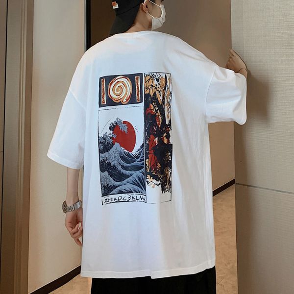 fashion chinese graphic short sleeve cotton t shirts men summer harajuku oversized tshirts casual loose male pullovers, White;black
fashion chinese graphic short sleeve cotton t shirts men summer harajuku oversized tshirts casual loose male pullovers, White;black