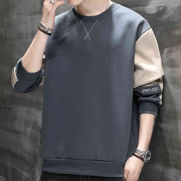men's sweater 2022 spring new men's bottoming shirt and autumn round neck korean loose long sleeve t-shirt fashion, Black
men's sweater 2022 spring new men's bottoming shirt and autumn round neck korean loose long sleeve t-shirt fashion, Black