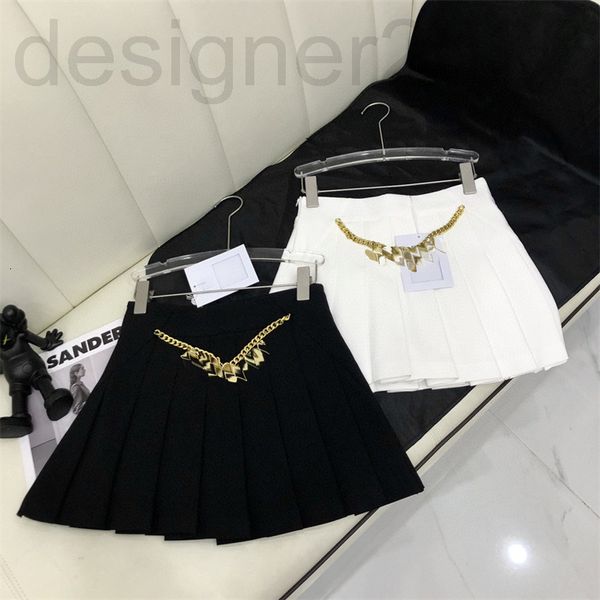 skirts designer sharp goods high-end net red fragrant wind spring and summer chain letter decoration pleated skirt for women 7zse, Black
skirts designer sharp goods high-end net red fragrant wind spring and summer chain letter decoration pleated skirt for women 7zse, Black