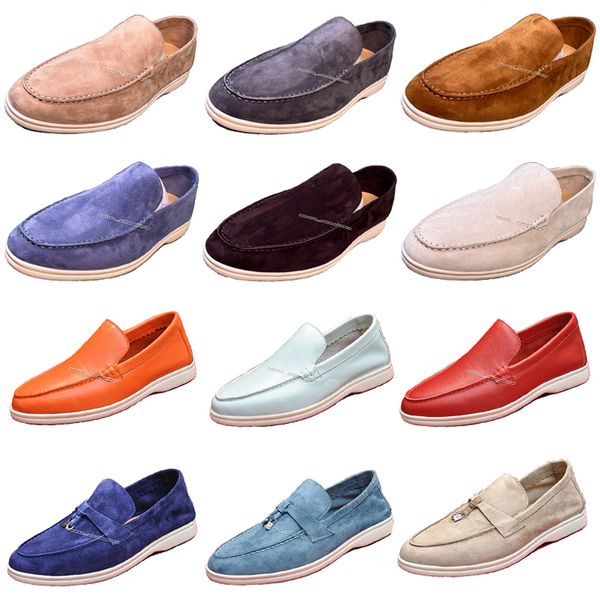 loro piana pianas summer walk charms embellished dress shoes boots mens womens suede loafers couple shoe genuine leather flat for men women, Black
loro piana pianas summer walk charms embellished dress shoes boots mens womens suede loafers couple shoe genuine leather flat for men women, Black