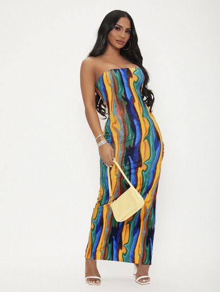 sxy high split marbled print tube dress t06a#, Black;gray
sxy high split marbled print tube dress t06a#, Black;gray