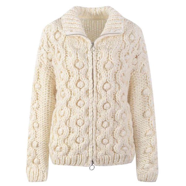 women's knits tees high neck zipper sweater women's clothing autumn and winter fashion thick needle loose thin jxnu, White
women's knits tees high neck zipper sweater women's clothing autumn and winter fashion thick needle loose thin jxnu, White