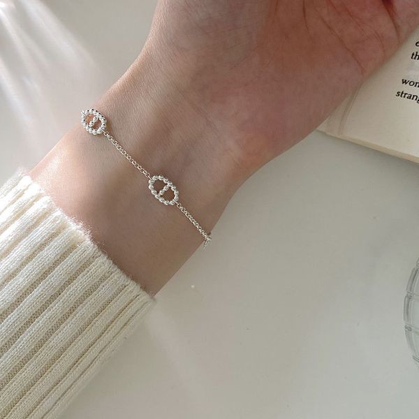 925 sterling silver bracelet classic bright silver tank chain versatile fashion, Golden;silver
925 sterling silver bracelet classic bright silver tank chain versatile fashion, Golden;silver