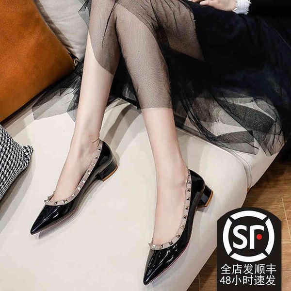 slippers pointed thick heel high s spring and summer white casual rivet single shoes women's 3cm low bridesmaid xvhe, Black
slippers pointed thick heel high s spring and summer white casual rivet single shoes women's 3cm low bridesmaid xvhe, Black
