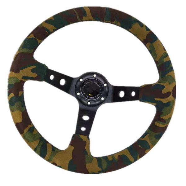 14inch 350mm deep corn drifting camouflage steering wheel / suede leather steering wheels
14inch 350mm deep corn drifting camouflage steering wheel / suede leather steering wheels