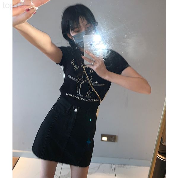 designernantao basic simple denim skirt women's 2022 spring and summer high waist a-shaped small man wrap hip black luxurious, White
designernantao basic simple denim skirt women's 2022 spring and summer high waist a-shaped small man wrap hip black luxurious, White