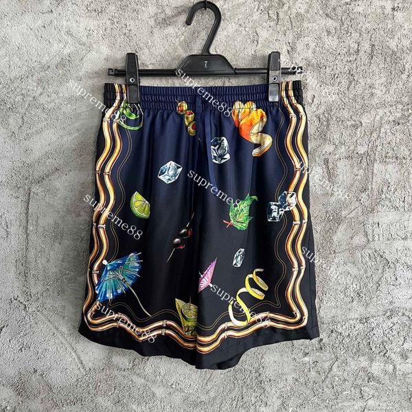 2022ss new casablanca hawaiian whisky glass silk shorts fashion men designer casual summer beach pants, White;black
2022ss new casablanca hawaiian whisky glass silk shorts fashion men designer casual summer beach pants, White;black