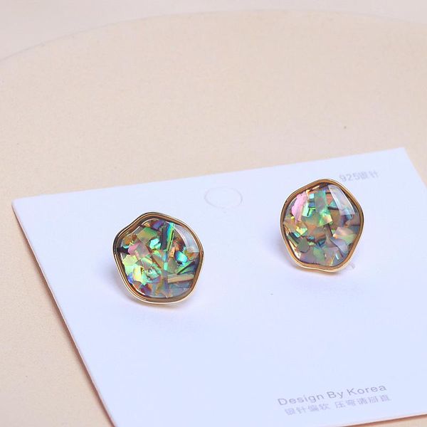 stud 2022 korean style trendy geometry irregular shape earrings for women elegant round resin jewelry gifts, Golden;silver
stud 2022 korean style trendy geometry irregular shape earrings for women elegant round resin jewelry gifts, Golden;silver