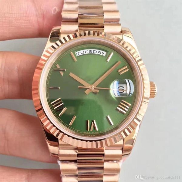 2018 watch day date mechanical 40 mm men's watch stainless steel bezel stainless steel strap sports watch with tags250n, Slivery;brown
2018 watch day date mechanical 40 mm men's watch stainless steel bezel stainless steel strap sports watch with tags250n, Slivery;brown