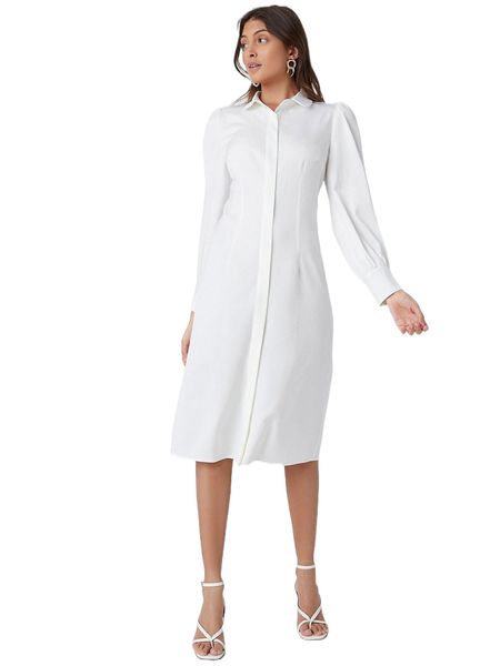x idioma studio fold pleated solid shirt dress k33k#, Black;gray