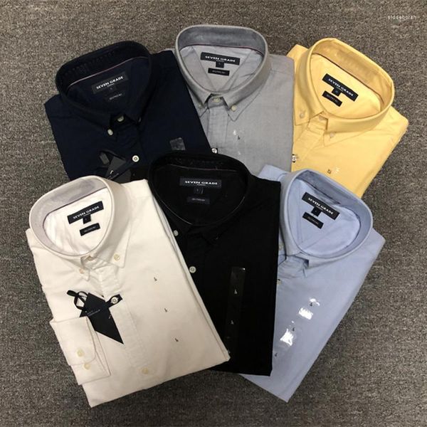 men's dress shirts spring autumn oxford cotton homme camisa men long sleeve fashion classic stylemen's eldd22, White;black
men's dress shirts spring autumn oxford cotton homme camisa men long sleeve fashion classic stylemen's eldd22, White;black
