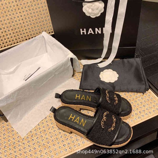 sandals xiaoxiangfeng knitted embroidered flat slippers spring and summer one line open toe color matching women's home shoes co2o, Black
sandals xiaoxiangfeng knitted embroidered flat slippers spring and summer one line open toe color matching women's home shoes co2o, Black
