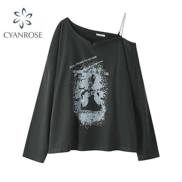 women autumn long sleeve t-shirt o-neck graffiti printing american style vintage fashion casual korean pullover tee 220322, White
women autumn long sleeve t-shirt o-neck graffiti printing american style vintage fashion casual korean pullover tee 220322, White