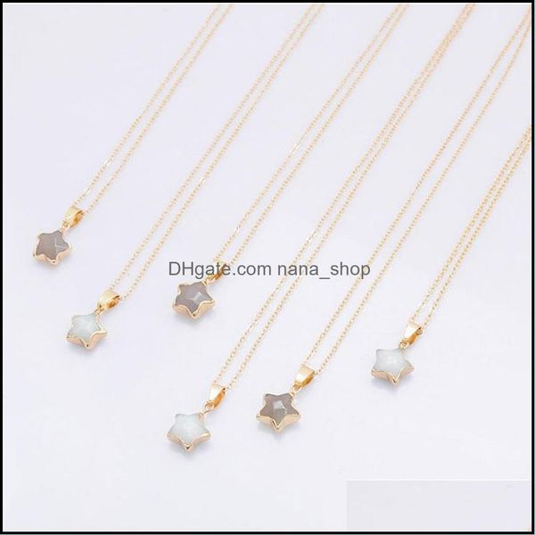 pendant necklaces pendants jewelry cute natural crystal agate stone gold plated wedding birthday for wom dhkbp, Silver
pendant necklaces pendants jewelry cute natural crystal agate stone gold plated wedding birthday for wom dhkbp, Silver