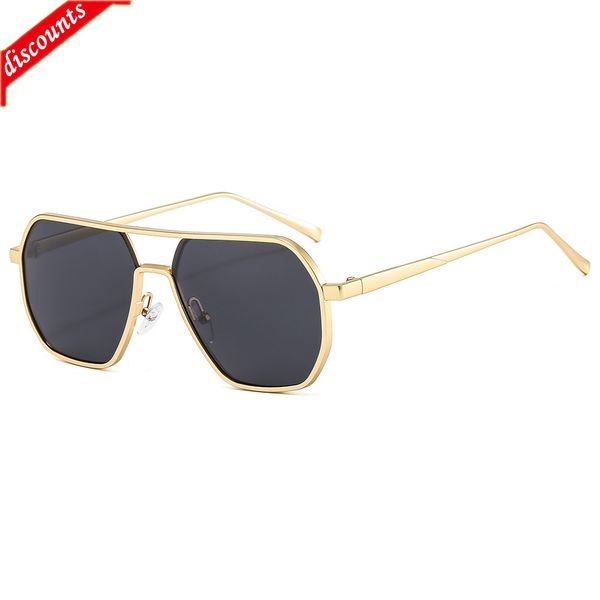 men's women's fashion trend brand sunglasses wholesale new outdoor ultraviolet for men women metal large frame personalized polygo, White;black
men's women's fashion trend brand sunglasses wholesale new outdoor ultraviolet for men women metal large frame personalized polygo, White;black