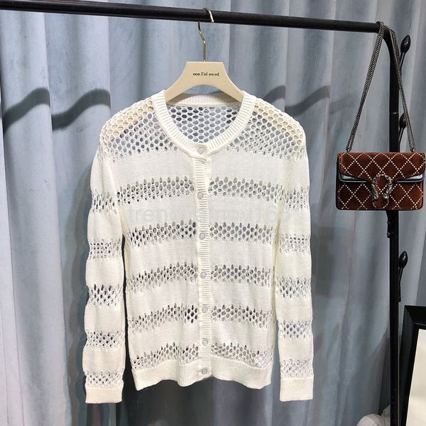 women's knits & tees spring festival special price wu jinyan same style cardigan summer and autumn stripe semi perspective small thin c, White
women's knits & tees spring festival special price wu jinyan same style cardigan summer and autumn stripe semi perspective small thin c, White