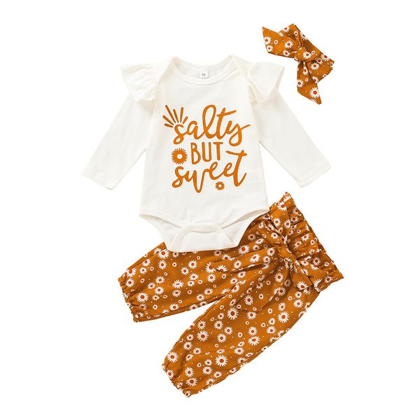 3pcs newborn clothing spring baby girls clothes set toddler ruffle long sleeve romper floral pants headband infant cute outfit, White
3pcs newborn clothing spring baby girls clothes set toddler ruffle long sleeve romper floral pants headband infant cute outfit, White