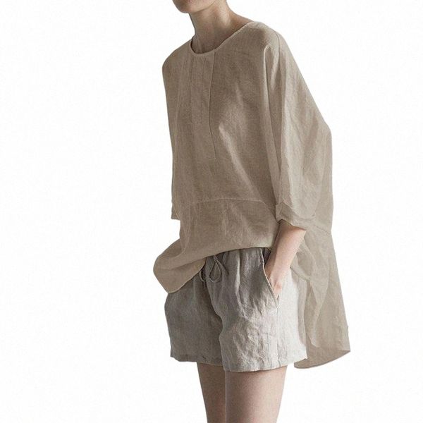 women's t-shirt fashion solid color summer half sleeve cotton linen t shirt for women casual loose plus size 4xl 5xl tee femmewomen�, White
women's t-shirt fashion solid color summer half sleeve cotton linen t shirt for women casual loose plus size 4xl 5xl tee femmewomen�, White