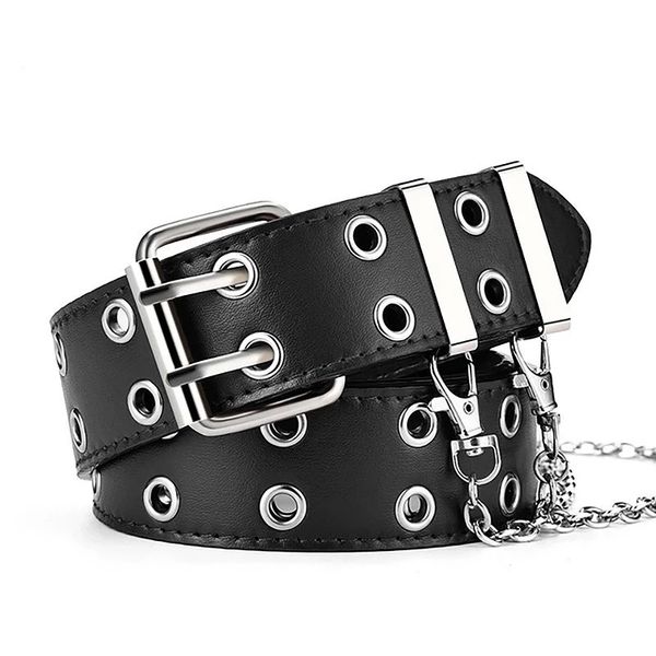 female belt luxury brand chain punk style fashion buckle jeans decoration designer for women 220509, Black;brown
female belt luxury brand chain punk style fashion buckle jeans decoration designer for women 220509, Black;brown