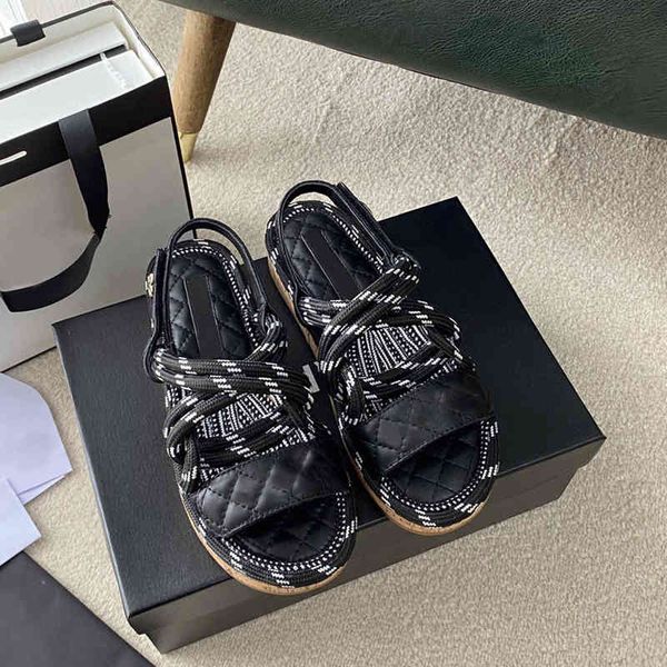 26% off 2022 slippers sandals summer new sandals chain hand woven hemp rope flat bottom leather slippers women's travel beach shoes, Black
26% off 2022 slippers sandals summer new sandals chain hand woven hemp rope flat bottom leather slippers women's travel beach shoes, Black