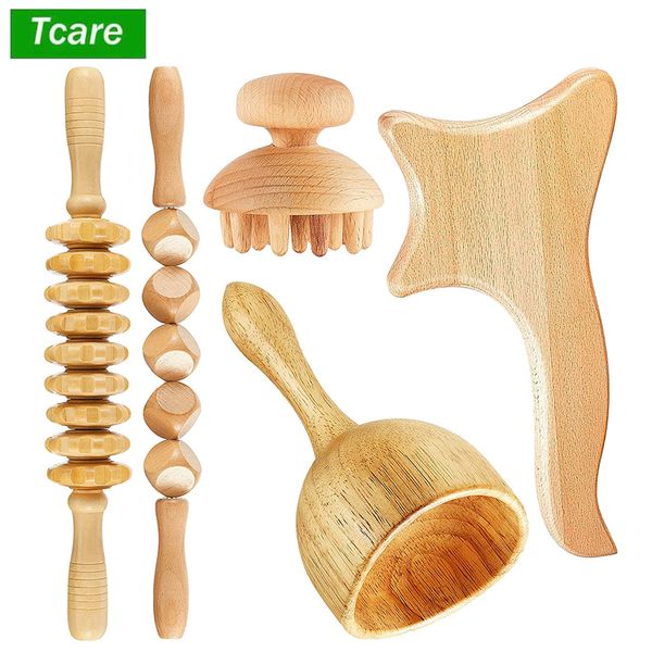 tcare 5pcs wood therapy massage tools maderoterapia colombiana lymphatic drainage massager roller cup anti cellulite 220712
tcare 5pcs wood therapy massage tools maderoterapia colombiana lymphatic drainage massager roller cup anti cellulite 220712