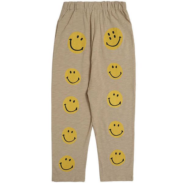 men's pants inspection level japanese retro fashion brand kapital hirata hehong smiling face thin loose casual lace up trousers, Black
men's pants inspection level japanese retro fashion brand kapital hirata hehong smiling face thin loose casual lace up trousers, Black
