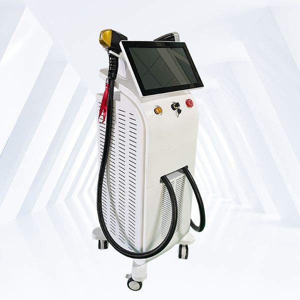 double handle 3 wavelengths diode laser hair removal machine accectable factory directly sales price logo, Black
double handle 3 wavelengths diode laser hair removal machine accectable factory directly sales price logo, Black