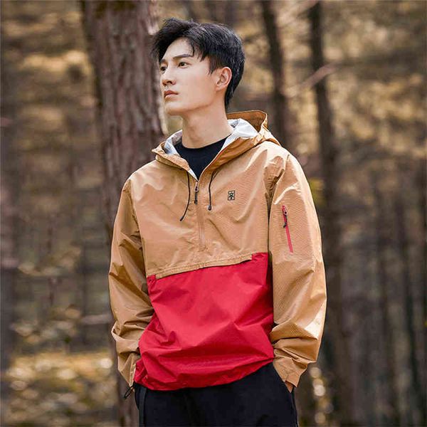 pioneer camp 2022 summer men's single-layer pullover jacket contrast windproof waterproof half zipper outdoor jacket xhw103023 t220816, Black;brown
pioneer camp 2022 summer men's single-layer pullover jacket contrast windproof waterproof half zipper outdoor jacket xhw103023 t220816, Black;brown