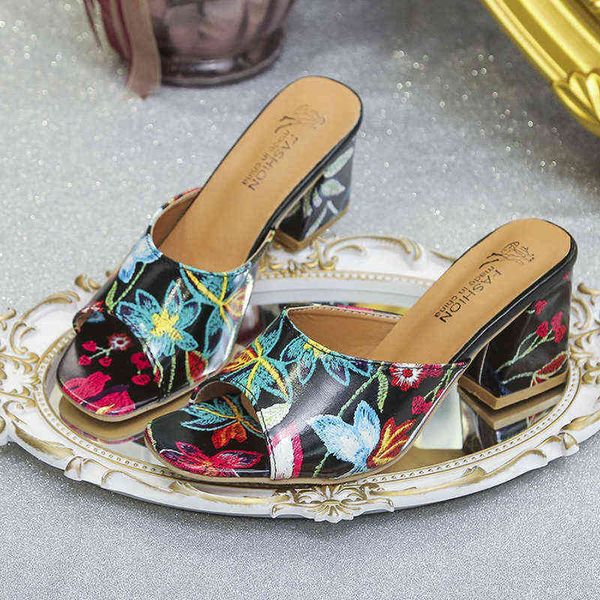 slippers printing chunky high heels women summer square toe female mules shoes pu leather slides flip flops dress 220530, Black
slippers printing chunky high heels women summer square toe female mules shoes pu leather slides flip flops dress 220530, Black
