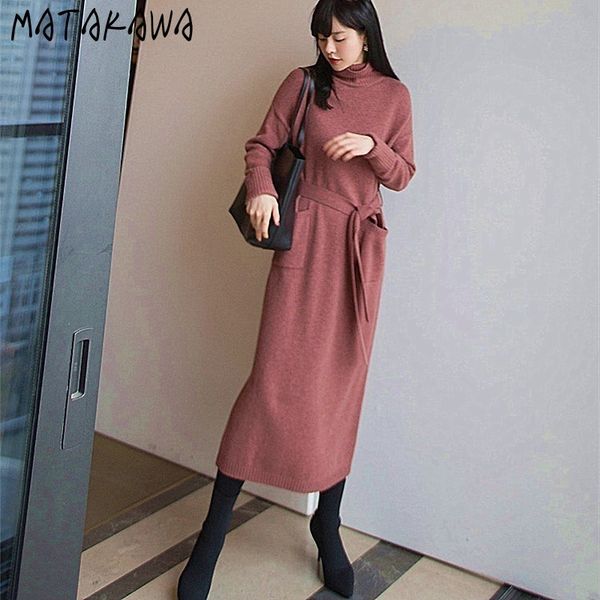 turtleneck loose knit sweater women dress autumn and winter sweet femme robe japanese fashion womens dresses 210506, Black;gray
turtleneck loose knit sweater women dress autumn and winter sweet femme robe japanese fashion womens dresses 210506, Black;gray