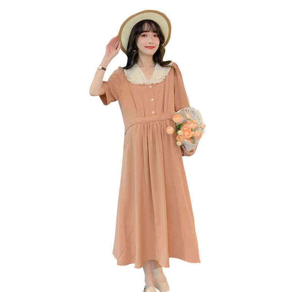 plus size pregnant women dress sweet peter pan collar patchwork maternity drawstring chiffon dress long loose pregnancy clothing j220628, White
plus size pregnant women dress sweet peter pan collar patchwork maternity drawstring chiffon dress long loose pregnancy clothing j220628, White