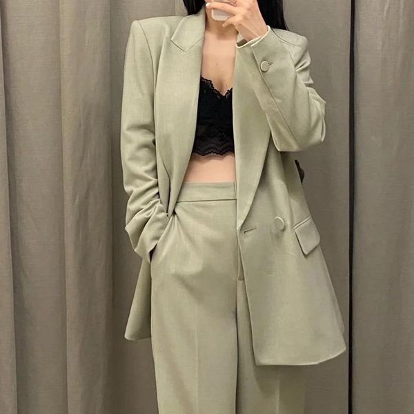 women's suits & blazers women's fashion missing corner collar solid color casual suit coat slim double breasted chic business coat, White;black
women's suits & blazers women's fashion missing corner collar solid color casual suit coat slim double breasted chic business coat, White;black