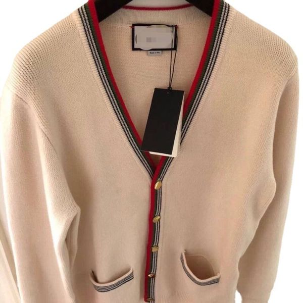 autumn and winter new women's sweaters v-neck coat color matching wool sweater color contrast cardigan female korean, White;black
autumn and winter new women's sweaters v-neck coat color matching wool sweater color contrast cardigan female korean, White;black