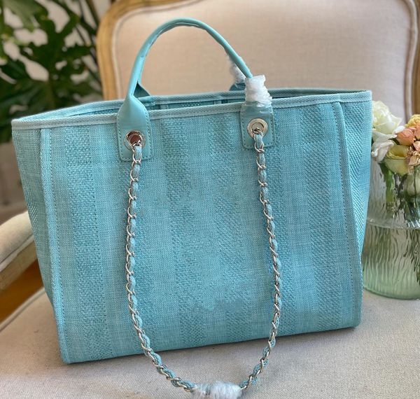 summer 2022 new large capacity canvas beach bag fashion portable shopping bag chain design women's designer bags designers handbag
summer 2022 new large capacity canvas beach bag fashion portable shopping bag chain design women's designer bags designers handbag