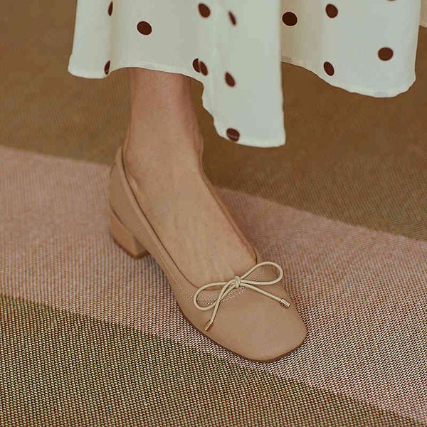 boots bow tie square head grandma shoes women's thick heel soft leather summer sheepskin shallow mouth middle doudou dlgh, Black
boots bow tie square head grandma shoes women's thick heel soft leather summer sheepskin shallow mouth middle doudou dlgh, Black