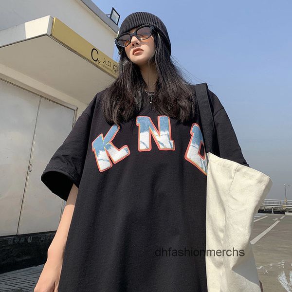 womens knd t shirt for women fried street foam printing summer new short sleeve t-shirt clothes students loose fashion comfortable base, White;black
womens knd t shirt for women fried street foam printing summer new short sleeve t-shirt clothes students loose fashion comfortable base, White;black