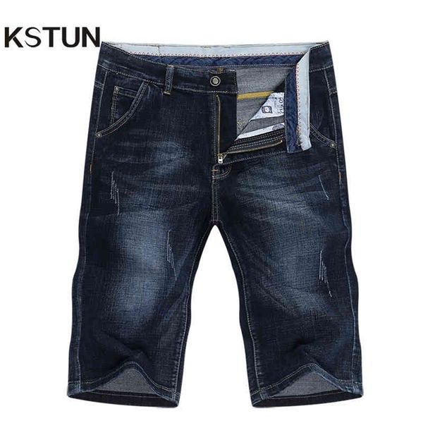 kstun summer shorts jeans men denim pants stretch dark blue fashion design men s jeans slim straight male short jeans hombre 210330
kstun summer shorts jeans men denim pants stretch dark blue fashion design men s jeans slim straight male short jeans hombre 210330