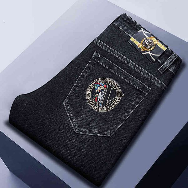 men's jeans autumn and winter elastic men's pants slim fit small straight jeans 6m9j, Blue
men's jeans autumn and winter elastic men's pants slim fit small straight jeans 6m9j, Blue