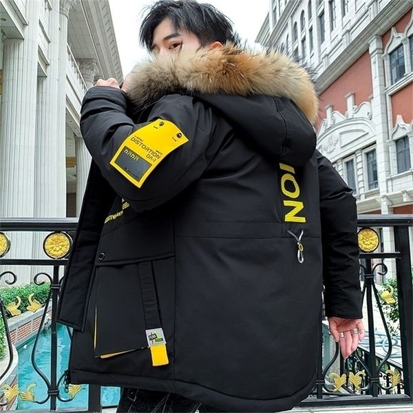winter jacket men padded parka man winter coat artificial fur big pockets short thick parkas snowjacket plus size 201126, Black
winter jacket men padded parka man winter coat artificial fur big pockets short thick parkas snowjacket plus size 201126, Black